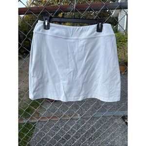 Athleta White Skort Tennis Skirt Built In Shorts Size M‎ Athletic Golf